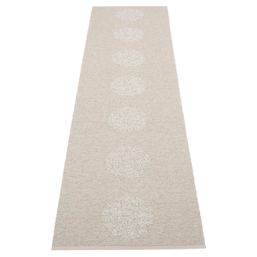 Pappelina Rug Vera 2.0 Linen/Stone Metallic