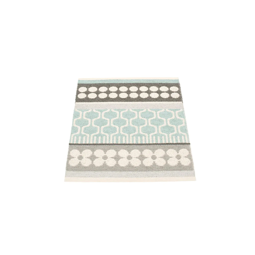 Pappelina Rug Asta Pale Turquoise