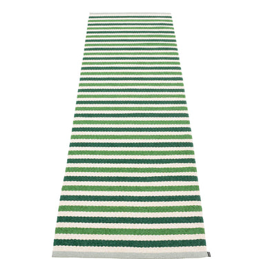 Pappelina Rug Teo Dark Green/Grass Green/Vanilla