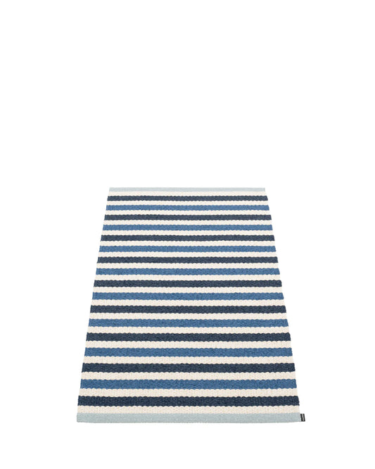 Pappelina Rug Teo Warm Denim/Dark Blue/Vanilla