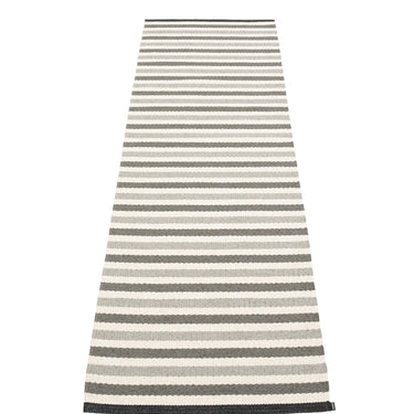 Pappelina Rug Teo Warm Grey/Charcoal/Vanilla