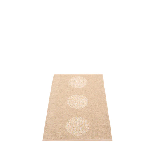 Pappelina Rug Vera 2.0 Beige/Beige Metallic