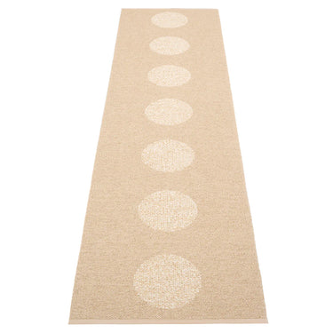 Pappelina Rug Vera 2.0 Beige/Beige Metallic