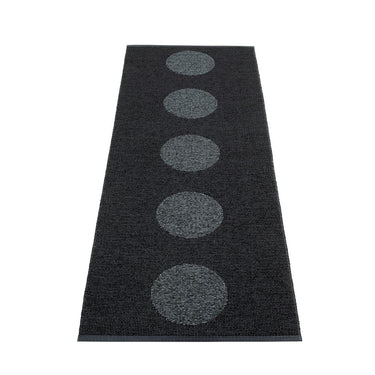 Pappelina Rug Vera 2.0 Black/Black Metallic