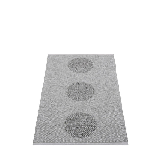 Pappelina Rug Vera 2.0 Grey/Granit Metallic