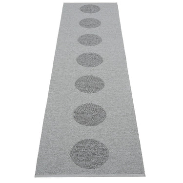 Pappelina Rug Vera 2.0 Grey/Granit Metallic