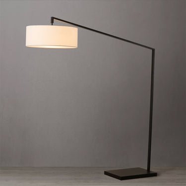 Nova of California Stretch Arc Floor Lamp 87 Matte Black Step
