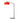 Nova Stretch 75"H 1-Light Chairside Arc Lamp in Black, Crimson Red shade, photo 15