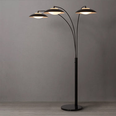 Nova Saucer 3-Light Arc Floor Lamp, photo 2