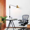 Nova of California Swing Wall Light Brushed Brass