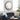 Nova of California Starfall Vanishing Infinity Led Round Wall Mirror In Gunmetal