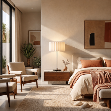 Nova Scallop Slimline Table Lamp, Satin Nickel Base, photo 2
