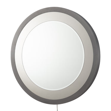 Nova of California Carnival 36 Round Led Infinity Wall Mirror Brushed Brass Touch