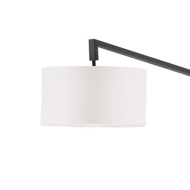 Nova of California Stretch Chairside Arc Floor Lamp 75 Matte Black Step