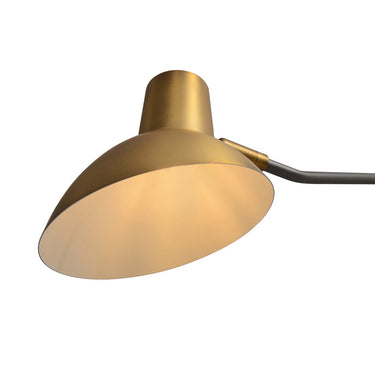 Nova of California Swing Wall Light Brushed Brass