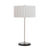 Nova Scallop Slimline Table Lamp, Satin Nickel Base in Default, photo 1