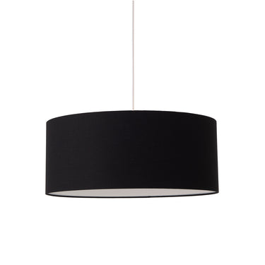 Nova Stretch Pendant in Black shade, Satin Nickel body, photo 2