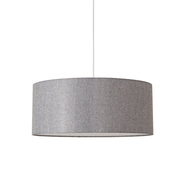 Nova Stretch Pendant in Cashmere Gray shade, Satin Nickel body, photo 4