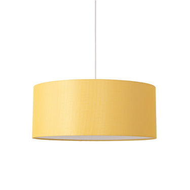 Nova Stretch Pendant in Mustard shade, Satin Nickel body, photo 5