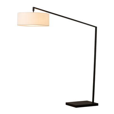 Nova of California Stretch Arc Floor Lamp 87 Matte Black Step