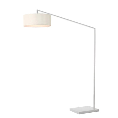 Nova Stretch 87" Arc Floor Lamp in White, White shade, photo 2