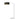 Nova Stretch 75"H 1-Light Chairside Arc Lamp in White, Black shade, photo 9