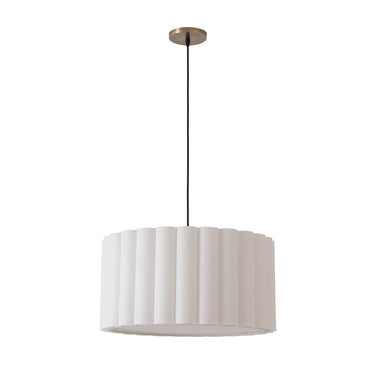 Nova Scallop Pendant in Weathered Brass, photo 7