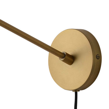 Nova of California Solana Wall Sconce Brushed Brass