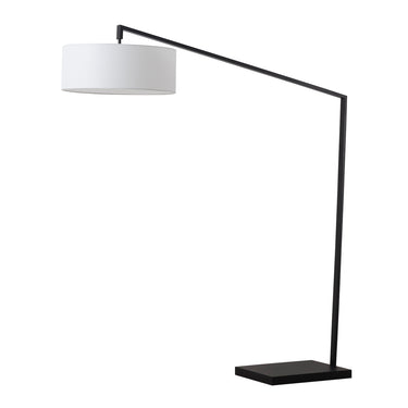 Nova of California Stretch Arc Floor Lamp 87 Matte Black Step