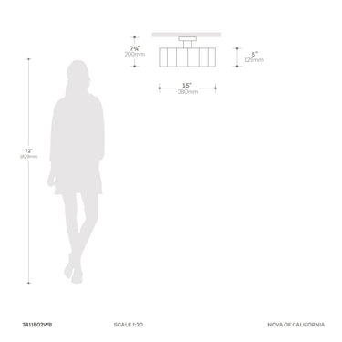 Nova Scalloped Flush Mount, photo 6