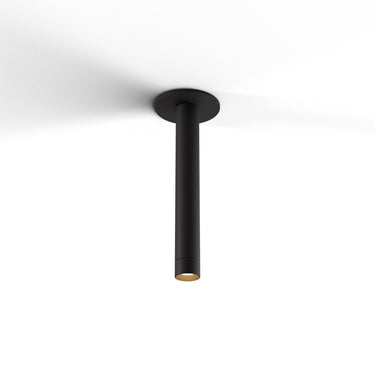 Koncept Combi Pendant 12" Matte Black Matte Black Canopy Suspension Flush Mount 2-in-1