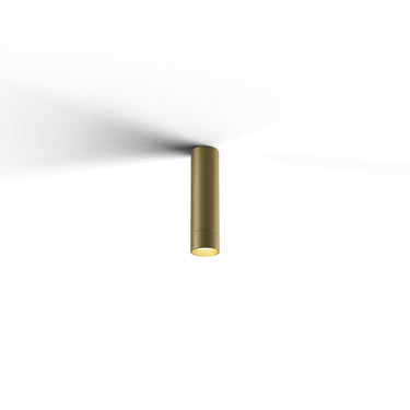 Koncept Combi Pendant 6" Brass Matte Black Canopy Suspension Flush Mount 2-in-1