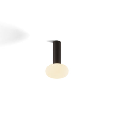 Koncept Combi Pendant 6" Matte Black Matte Black Canopy Glass Ball Attachment Suspension Flush Mount 2-in-1