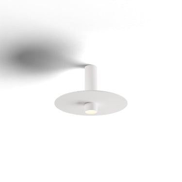 Koncept Combi Pendant 6" Matte White Matte White Canopy 9" Metal Plate White Paintable Attachment Suspension Flush Mount 2-in-1