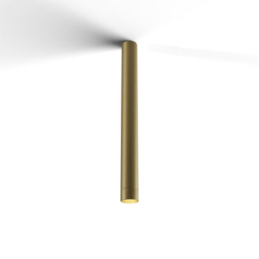 Koncept Combi Pendant 16" Brass Matte Black Canopy Suspension Flush Mount 2-in-1