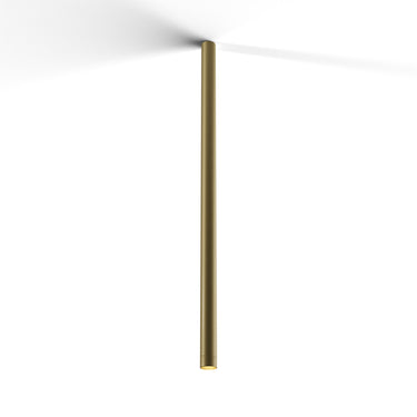 Koncept Combi Pendant 36" Brass Matte Black Canopy Suspension Flush Mount 2-in-1