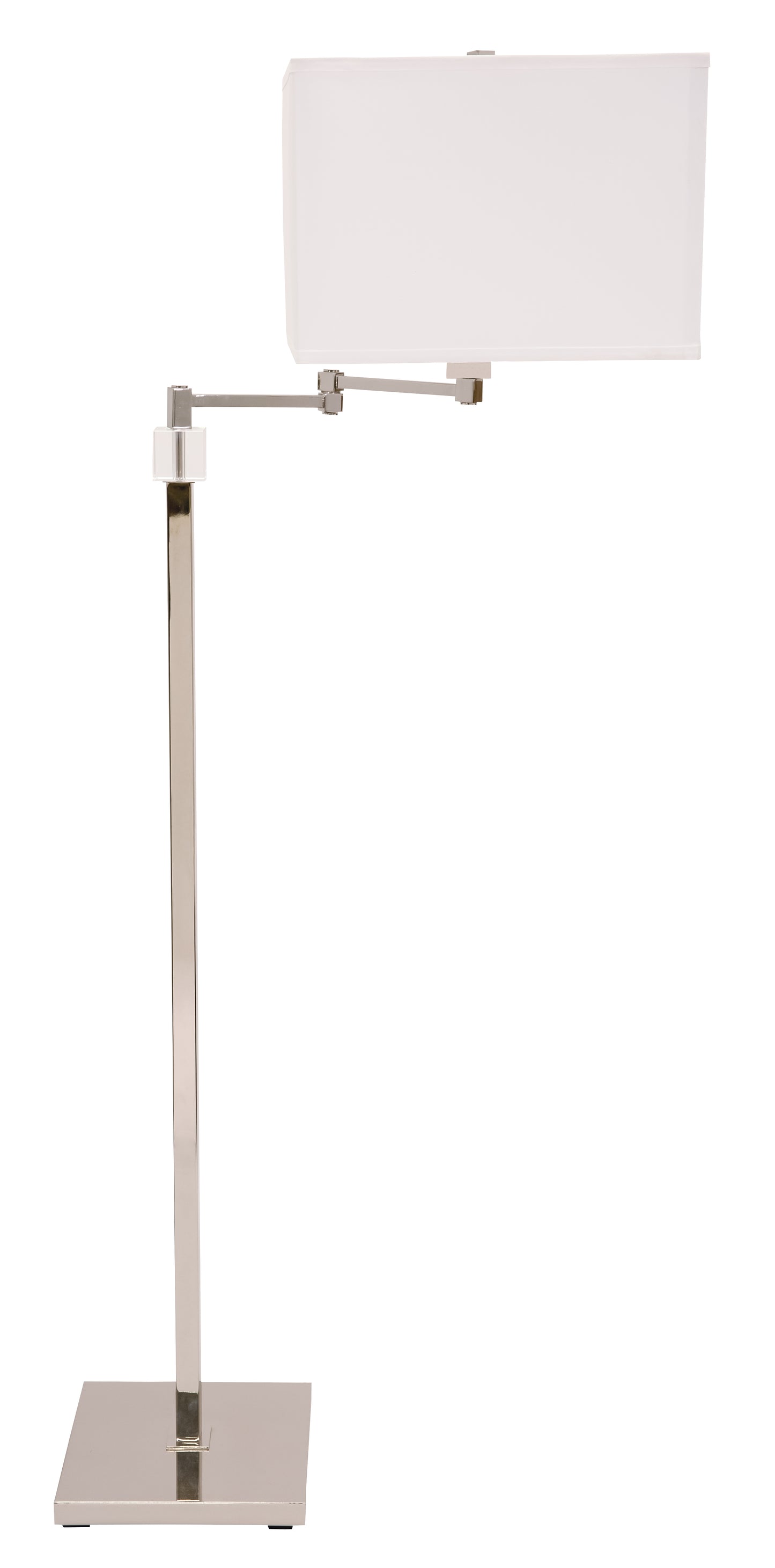 House of Troy 56.5" Somerset Swing Arm Floor Lamp in Polished Nickel S901-PN