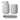 Sono Bathroom Accessory Set Micro Chip by blomus