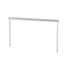 Koncept Sobre 36" Through Table Mounted Occupancy Sensor Dimmer Control Warm Light Silver