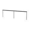Koncept Sobre 2 x 36" Through Table Mounted Warm Light Metallic Black