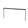 Koncept Sobre 46" Through Table Mounted Occupancy Sensor Dimmer Control Warm Light Metallic Black