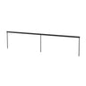 Koncept Sobre 2 x 46" Through Table Mounted Warm Light Metallic Black
