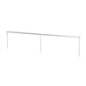 Koncept Sobre 2 x 46" Through Table Mounted Occupancy Sensor Dimmer Control Warm Light Silver