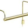 House of Troy Slim-Line 11" Polished Brass Plug-In Picture Lights