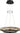 Grace 24 Oak Ring Chandelier - angle