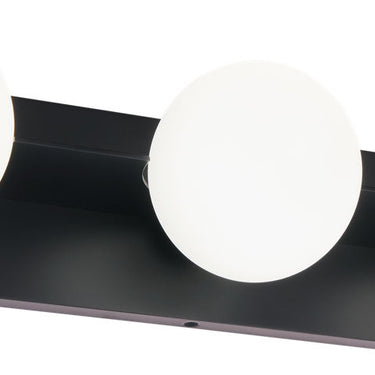 Orbel 3-Light Frosted Globe Bath - angle