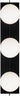 Orbel 3-Light Frosted Globe Bath - front
