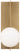 Orbel Frosted Globe Sconce - scale