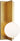Orbel Frosted Globe Sconce - angle