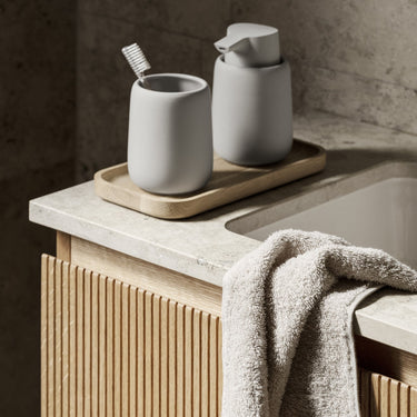 Oku Oak Rectangular Tray Natural Blomus 64531